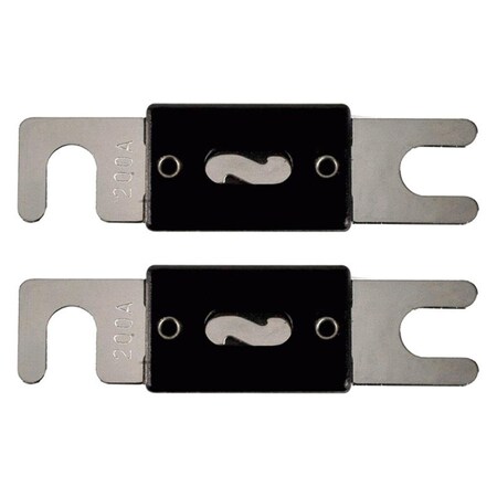 Raptor 200A ANL Nickel Plated Mid Series Fuses, 2PK RANL200
